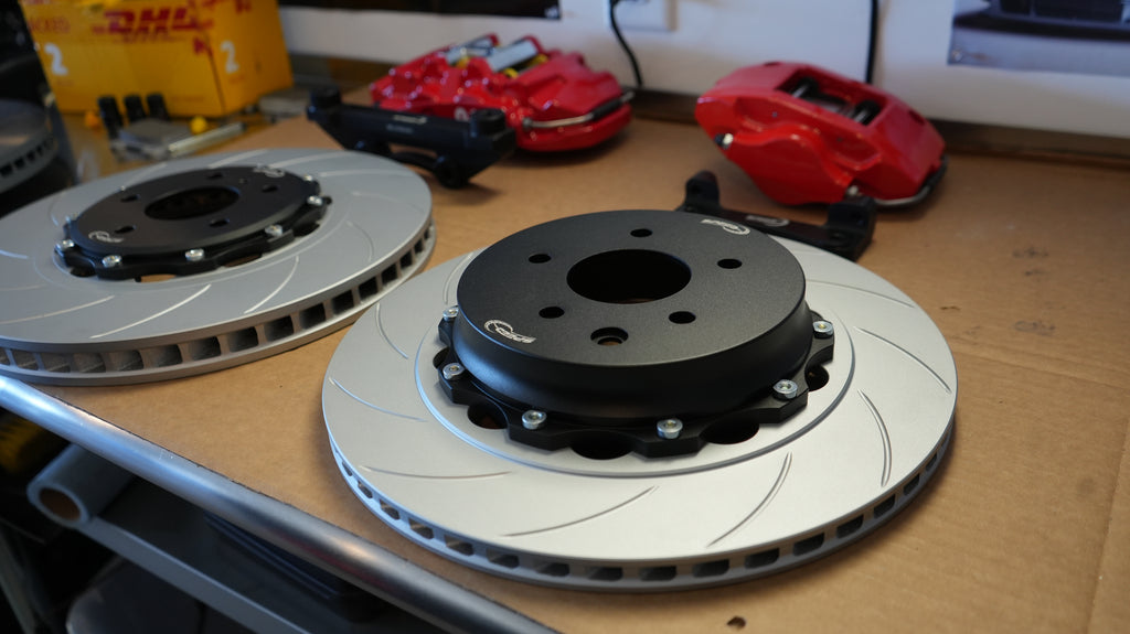 SPL Racing 2-piece semi floating brake rotors Rear Pair