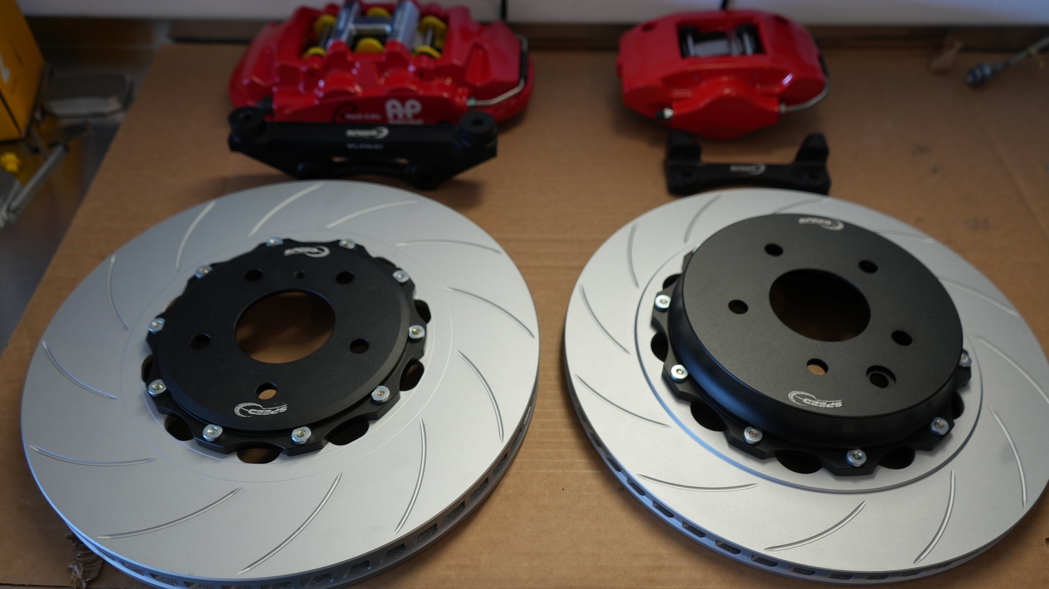 SPL Racing 2-piece semi floating brake rotors Rear Pair