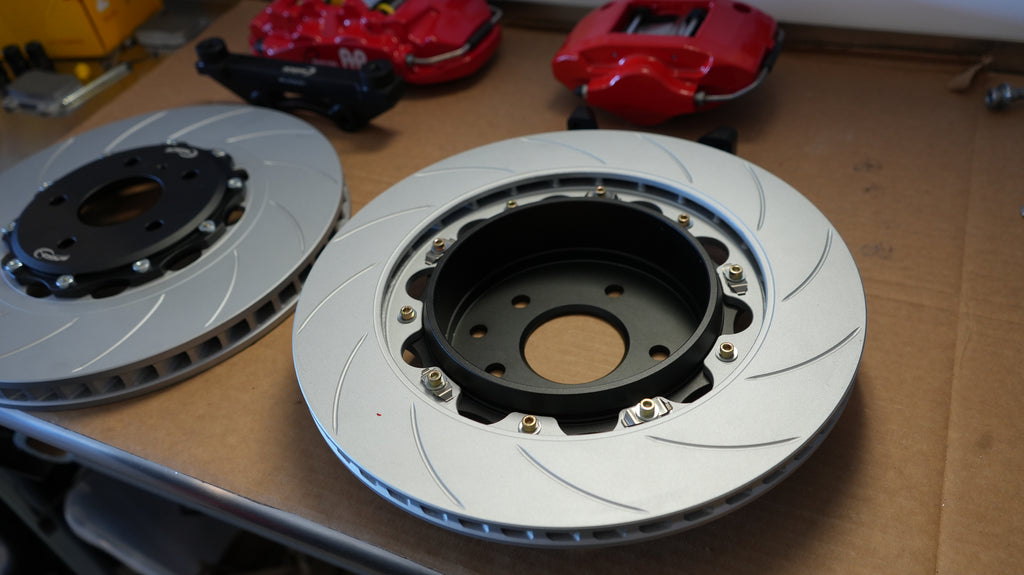 SPL Racing 2-piece semi floating brake rotors Rear Pair